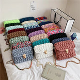 Women's Crossbody Bags Thread Hook Knitted Shoulder Bag
